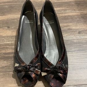 Stuart Weitzman Leather Mid Heel